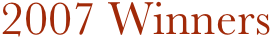 2007 Winners
